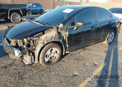 2015 Honda Civic z USA, uszkodzony, nr VIN 19XFB2F58FE272850